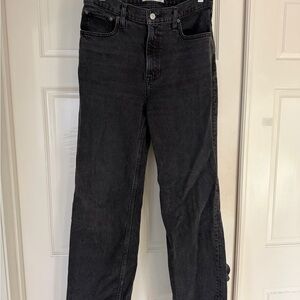 Abercrombie & Fitch Men's Dark Gray Straight Jeans
